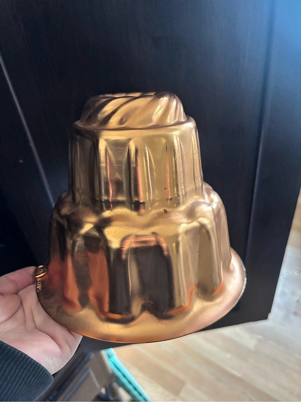 Lot of 4 vintage copper molds